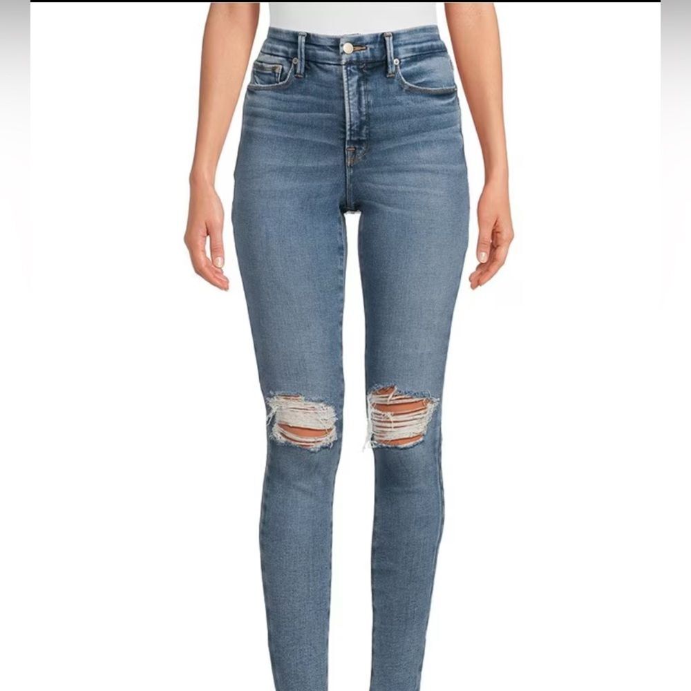NWT Good American Good Legs Low Jeans Size 4/27